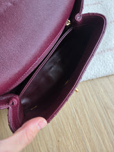 Load image into Gallery viewer, Chanel Burgundy Small Coco Handle Caviar Gold Hardware

