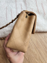 Load image into Gallery viewer, Chanel Dark Beige Mini Square Vintage Caviar 24k Gold
