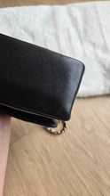 Load image into Gallery viewer, Chanel Classic Medium Flap Vintage Chevron Black 24k Gold
