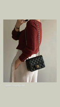 Load image into Gallery viewer, Chanel Mini Black Caviar Square Gold Hw
