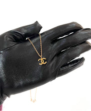 Load image into Gallery viewer, Chanel Mini CC Logo Necklace 24k Gold
