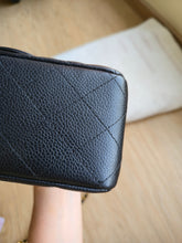 Load image into Gallery viewer, Chanel Jumbo Single Flap Black Caviar Gold Hardware
