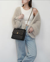 Load image into Gallery viewer, Chanel Chocolate Brown Caviar Small Square Flap 24k Gold
