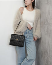 Load image into Gallery viewer, Chanel Chocolate Brown Caviar Small Square Flap 24k Gold
