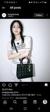 Load image into Gallery viewer, Lady Dior Classic Medium Grey  Caviar Leather Silver Hw
