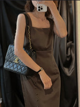 Load image into Gallery viewer, Chanel Square Flap Vintage Black Caviar Large CC 24k Gold
