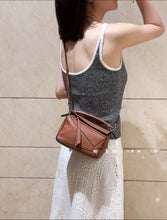 Load image into Gallery viewer, Loewe Classic Mini Puzzle Bag in Tan Calfskin
