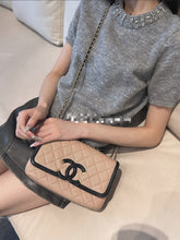 Load image into Gallery viewer, Chanel Filigree Small Flap Caviar Beige/Black
