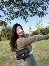 Load image into Gallery viewer, Chanel 17c Black Caviar Mini Rectangle Gold Hw
