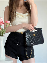 Load image into Gallery viewer, Chanel Mini 31 Black Vintage 24k Gold
