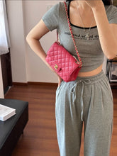 Load image into Gallery viewer, Chanel 17c Pink Watermelon Caviar Mini Rectangle Gold Hardware
