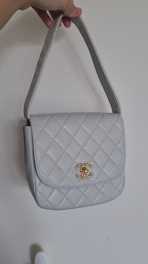 Chanel Vintage Baby Blue Mini Kelly Bag 24k Gold – CamelliaCurate