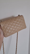 Load and play video in Gallery viewer, Chanel Vintage Mini Rectangular Dark Beige Big CC 24k Gold
