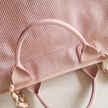 Load image into Gallery viewer, Chanel Rose Pink Deauville Medium Gold HW
