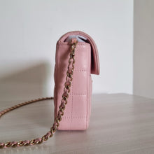 Load image into Gallery viewer, Chanel Pink Chocobar Flap 24k Gold
