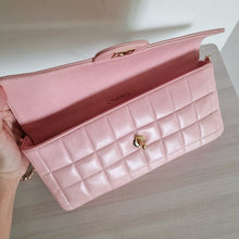 Load image into Gallery viewer, Chanel Pink Chocobar Flap 24k Gold
