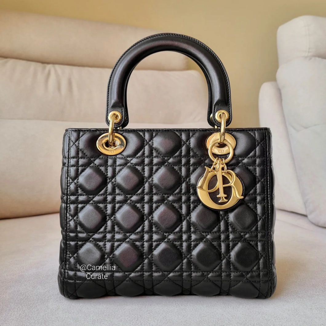 Lady Dior Classic Medium Gold HW